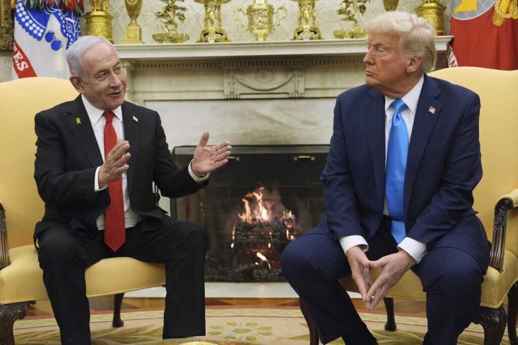 Trump, asked about Israel’s Gaza plans, says US will help on food